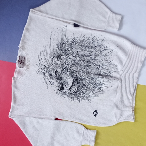 ZAKANAKA Other - Africa Comes Home ZAKANAKA Lion Head Sweater